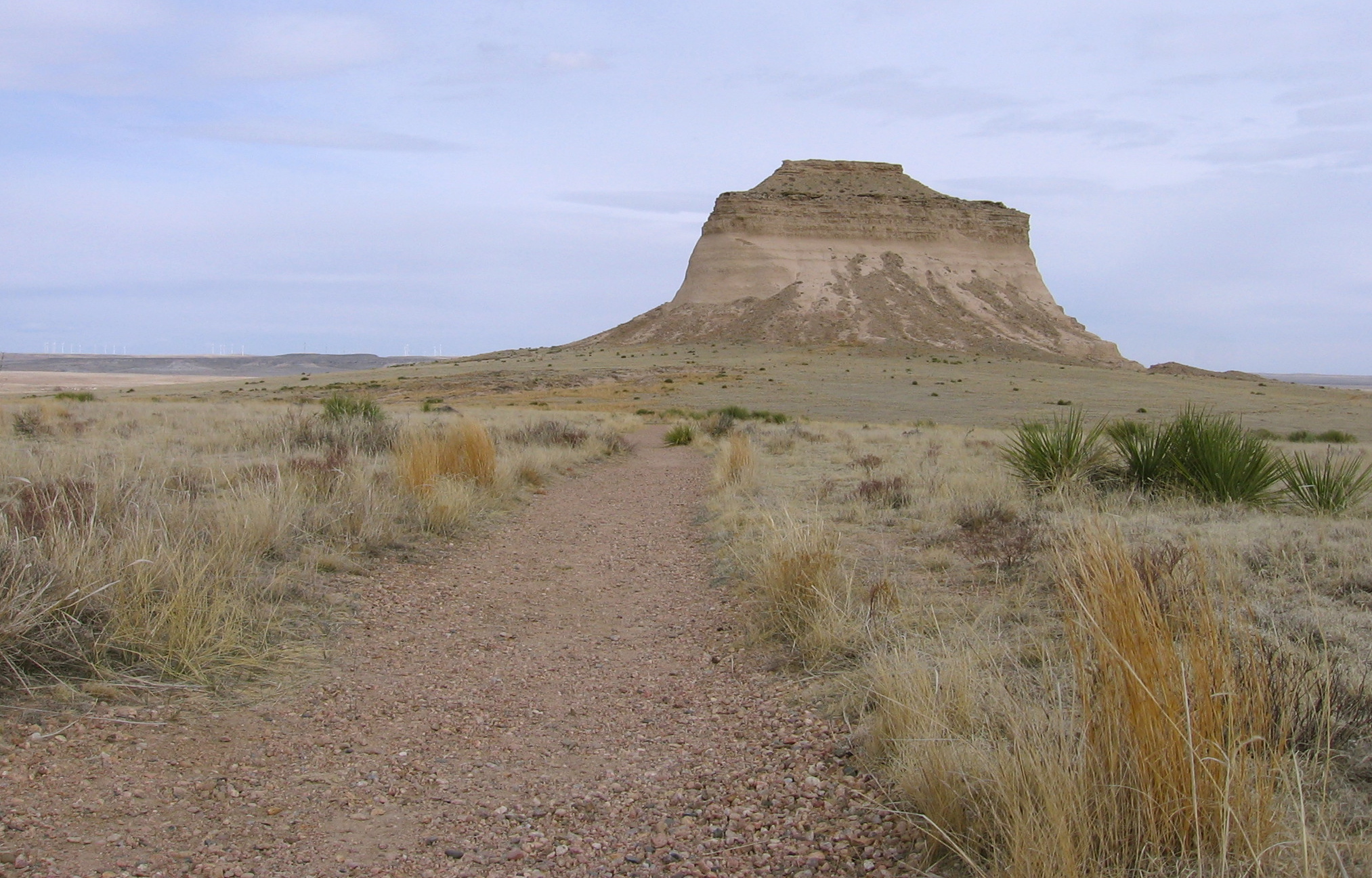 The trail to Pawnee Buttes