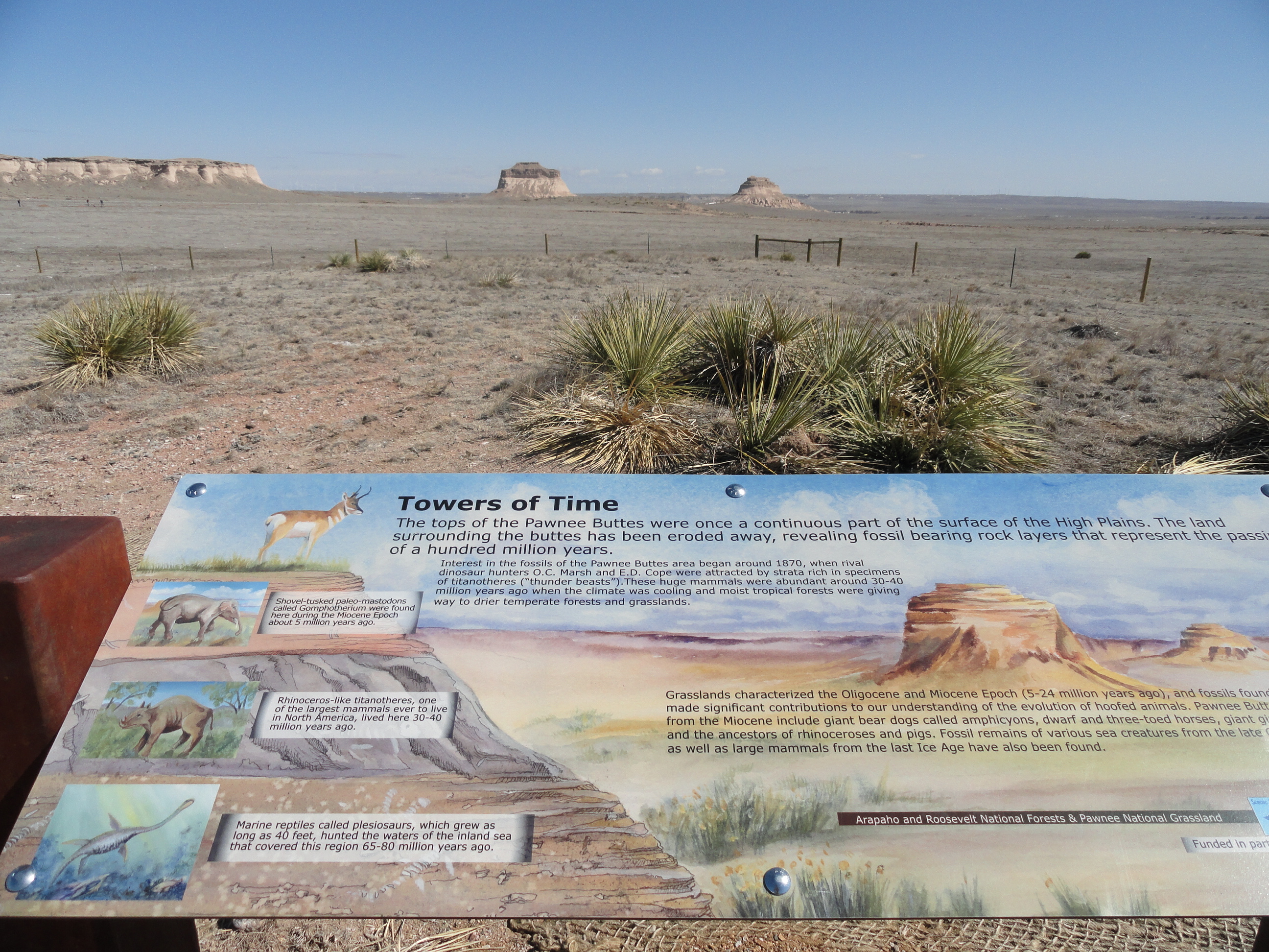 The trailhead is looking good, and now has restrooms, picnic shelters and interpretive signs . . . 