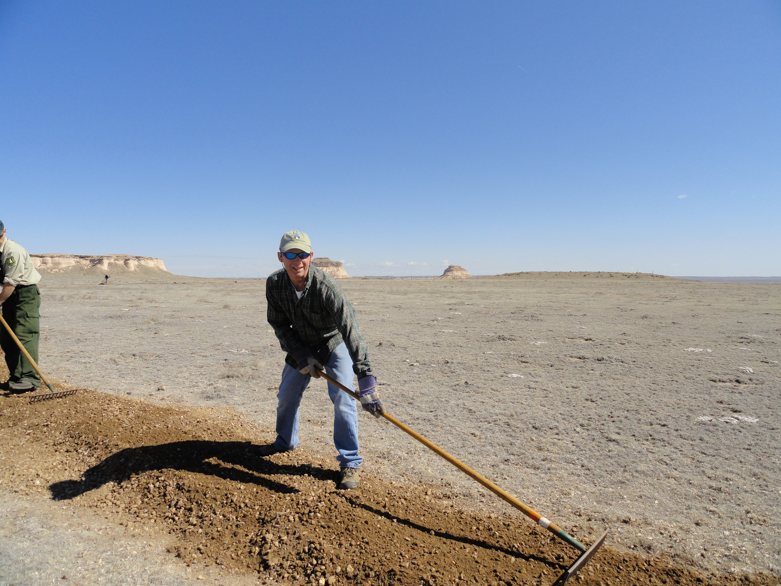 Kevin can rake like there's no tomorrow . . . 