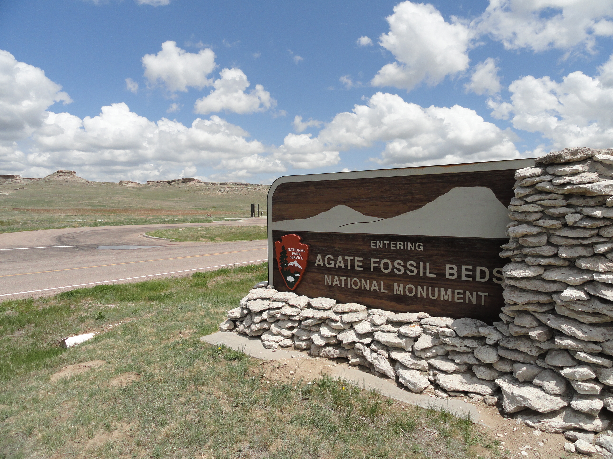 The entrance to Agate Fossil Beds