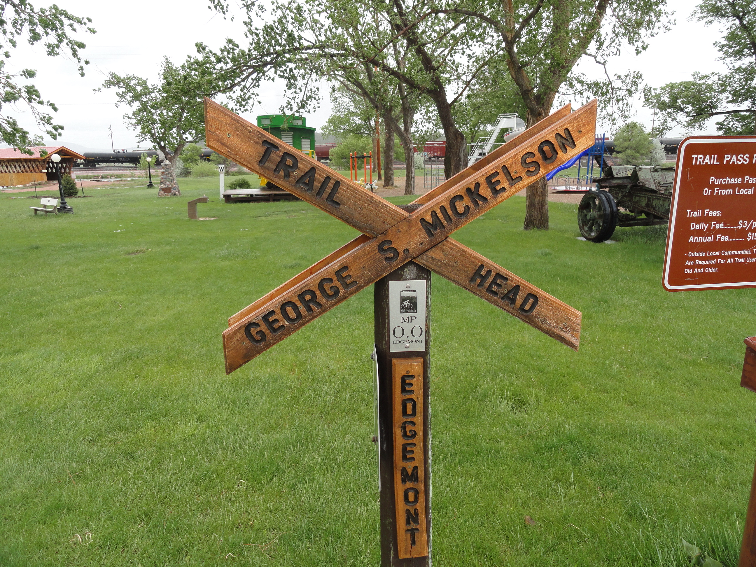 The GPT will connect to the 100+ mile Mickelson Trail at its southern terminus - shown here