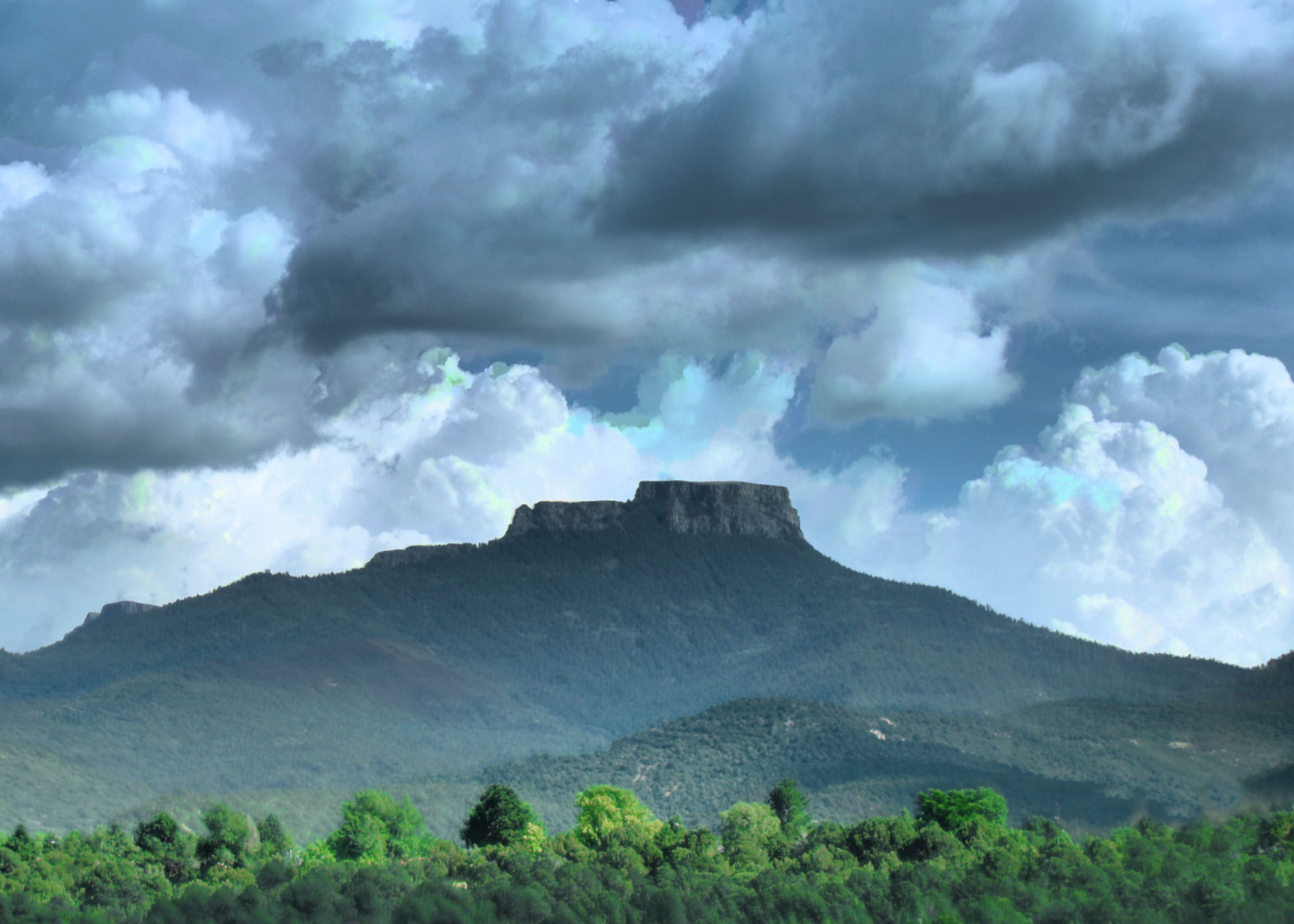 Fishers Peak - the highest point of the entire Great Plains