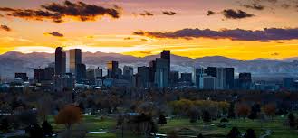 The Denver, Colorado skyline