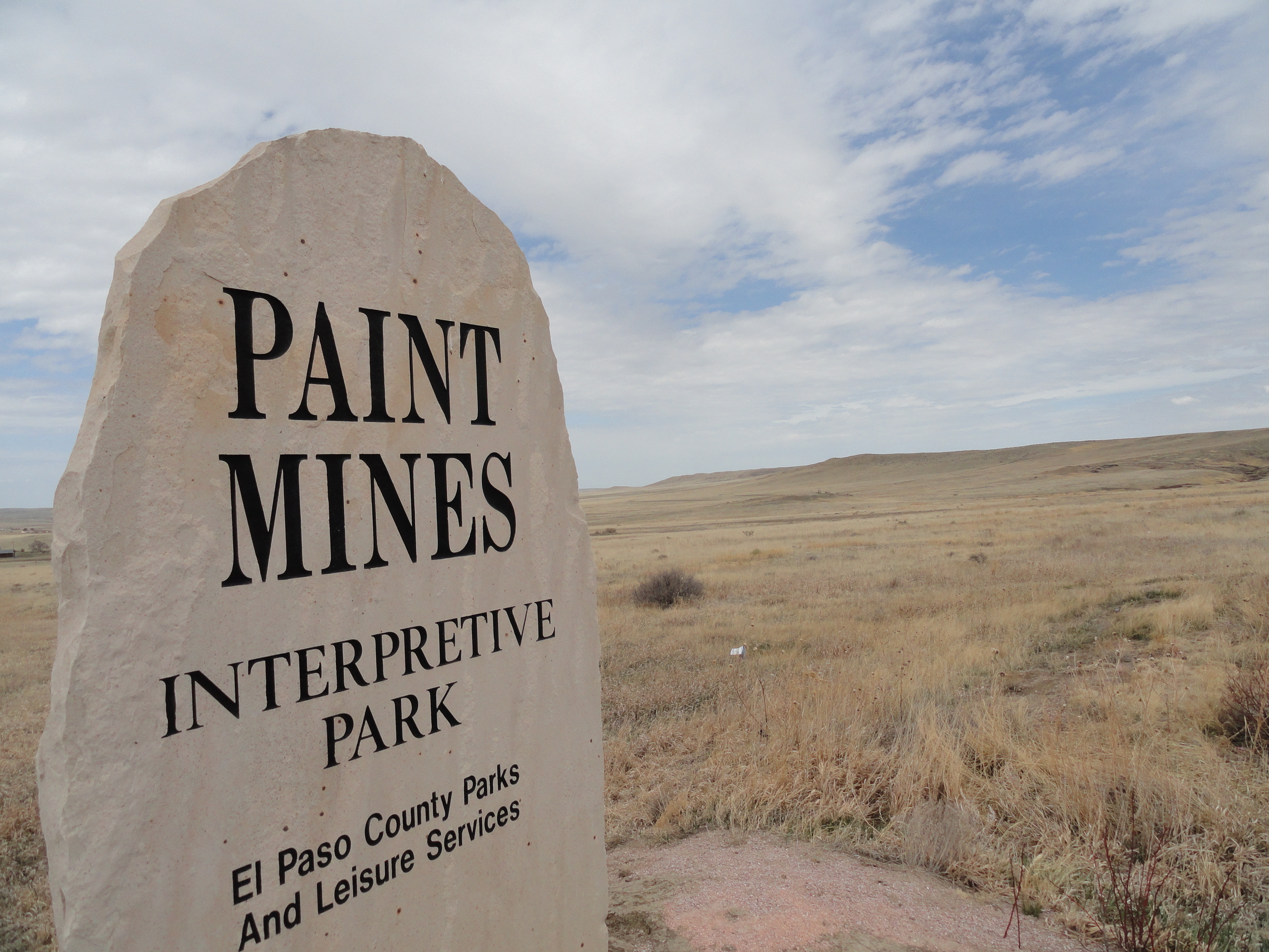 Park sign at the entrance