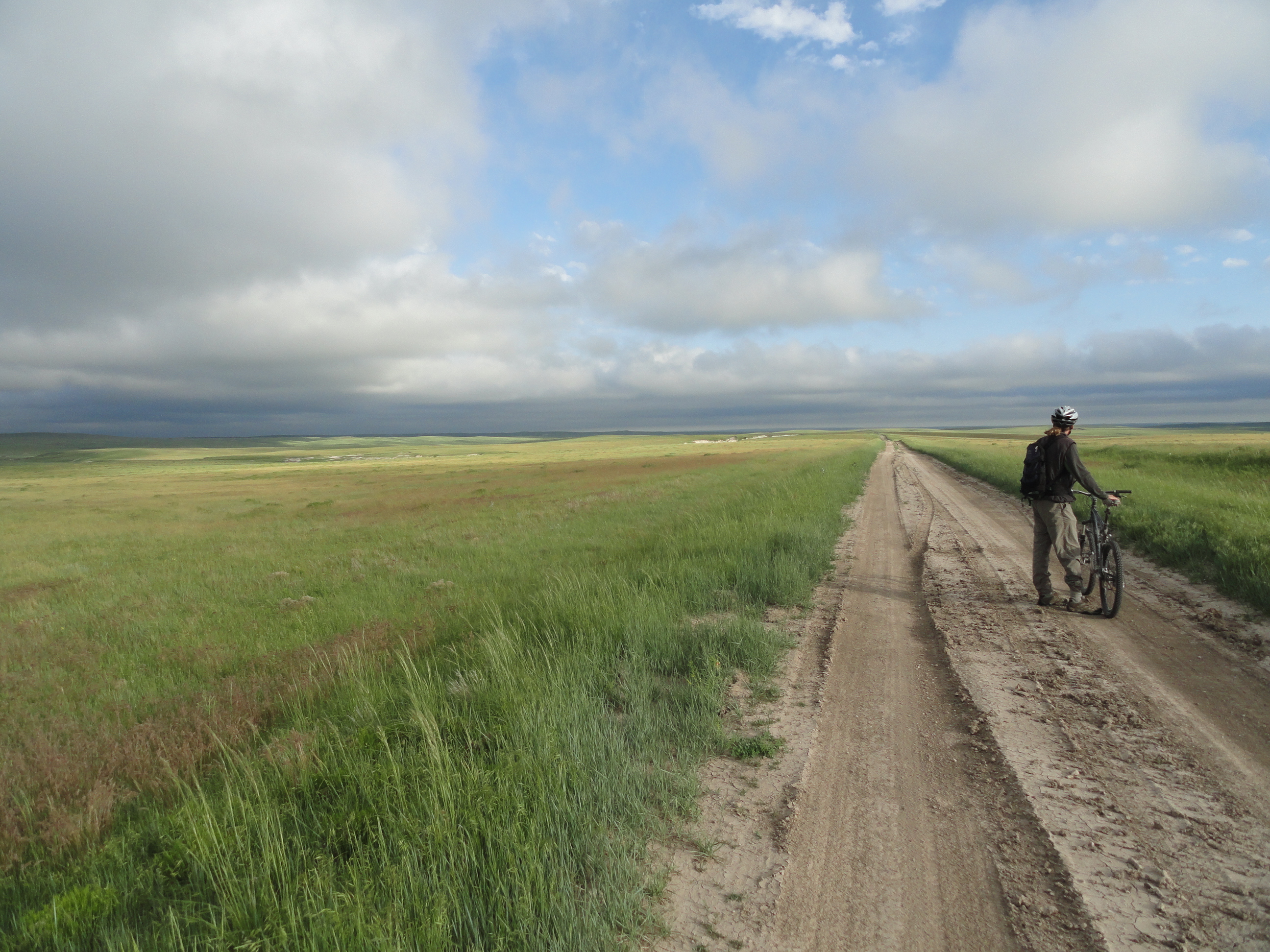 Bikes are a great way to travel this longer section.