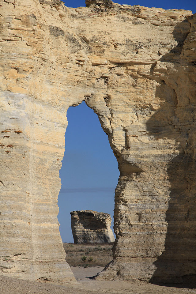 Monument Rocks in western Kansas