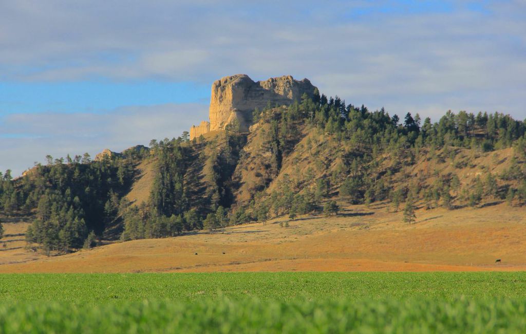 The bluffs near Fort Robinson State Park