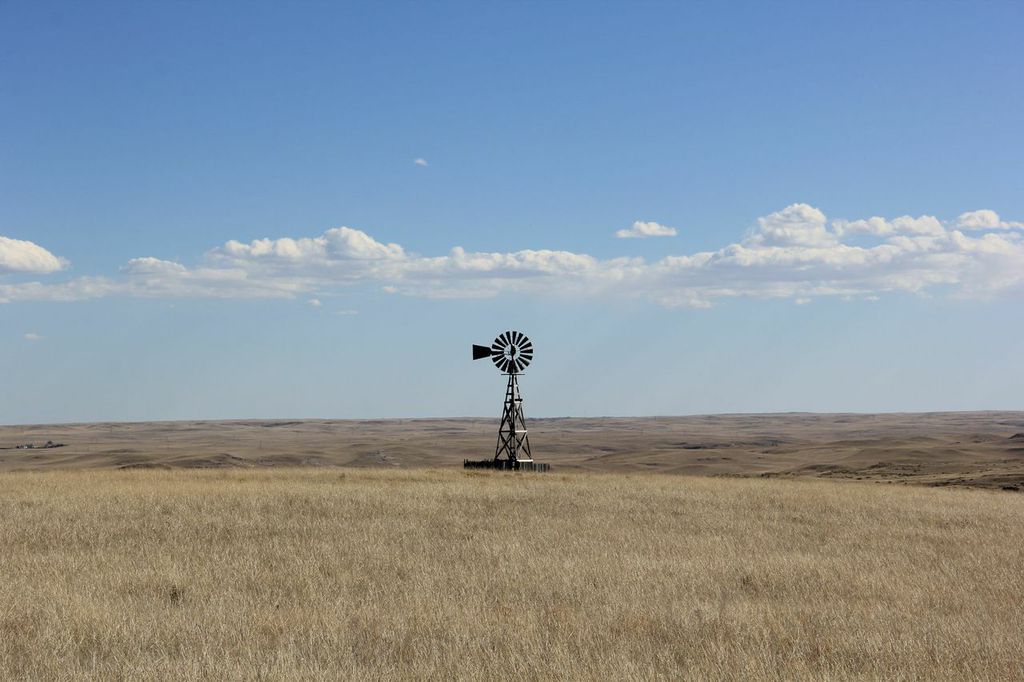 Classic windmill scenery